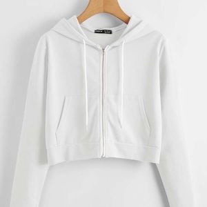 Women’s cropped zip up